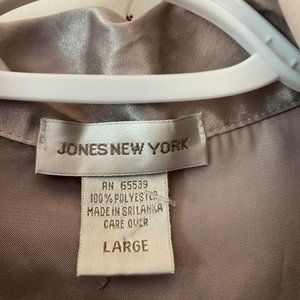 Jones New York Satin Logo Pajamas, Misses Large